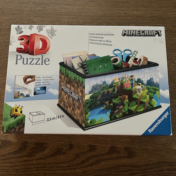 Minecraft 3D Puzzle - New In Box - Picture 1 of 3
